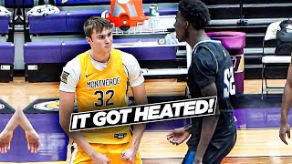 Cooper Flagg vs 7 Footer Got HEATED Montverde DOMINATE at Home vs DME [upl. by Mirna731]