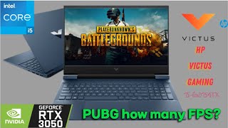 HP Victus Gaming i5 12 gen RTX 3050 4GB Ram 16GB 144 Hz PUBG Game How many FPS [upl. by Davies852]