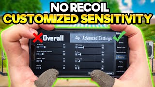 How To Get The Best PUBG MOBILE Sensitivity  Customized Sensitivity  iPhone 13 Pro Max [upl. by Ewen]