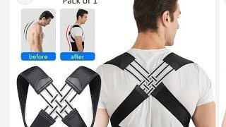 how to buy Adjustable Back Posture Corrector Slouching Relieve Pain Belt Women Men ibrahimikram [upl. by Carlotta]