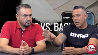 QNAP LIVE Backup vs Qsync Part 1 [upl. by Mandell]