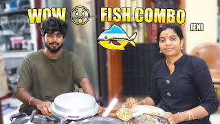 கடல் வாழ் உயிரினங்களின் சங்கமம்  Mega Non veg Combo  Weekend Special  Jeni [upl. by Barram]