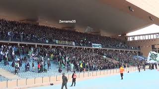 جمالية جمهور الرجاء مع أغنية قصة ساعة ونص من قلب ملعب مراكش الدولي  Raja Club Athletic Supporters [upl. by Magdau]