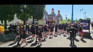 Oxford Middle School Band Performing at Cedar Point 2024 [upl. by Swift]