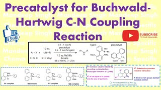 Precatalyst for BuchwaldHartwig CN Coupling Reaction [upl. by Sarnoff]