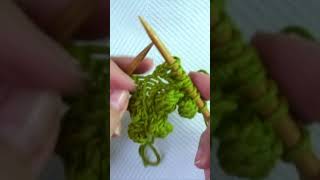 How to make Bobbles  Knitting Technique shorts  So Woolly knitting howtoknit [upl. by Gratiana616]