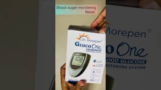 Gluco one  Blood glucoseSugar Monitoring system with test strips  unboxing [upl. by Durr80]