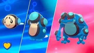 HOW TO Evolve Tympole into Seismitoad in Pokémon Sword and Shield [upl. by Senoj]