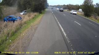 20161007  M4 Motorway Crash [upl. by Eras]