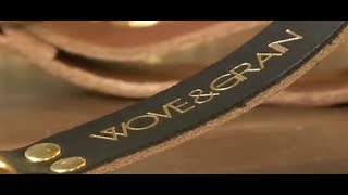 WOVE and GRAIN  Premium Aprons designed by Matthew Sommers [upl. by Elokyn]