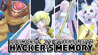 Digimon Story  Cyber Sleuth Hackers Memory  All Rookie Digimon Special Attacks amp Victory Poses [upl. by Misaq]