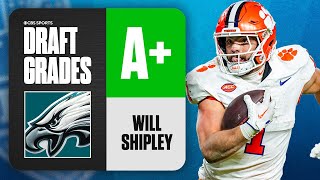 2024 NFL Draft Grades Eagles select Will Shipley No 127 Overall  CBS Sports [upl. by Sarette]