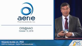 Aerie Pharmaceuticals Using ROCK Inhibitors to Change Glaucoma Management OISAAO 2016 [upl. by Edlihtam463]