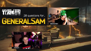 20 Questions For GeneralSam  Escape From Tarkov  BSG New Year Event [upl. by Wobniar204]