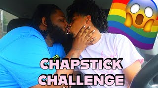 CHAPSTICK KISSING CHALLENGE GAY EDITION🏳️‍🌈 [upl. by Josephina]