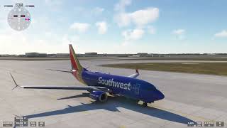 Flight Simulator Southwest Boeing 737  700 Houston HOU  San Jose SJC Departure SWA4178 [upl. by Attenauqa]