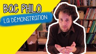 Philo Terminale  La démonstration ancien bac [upl. by Dnyletak]