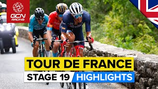 Attack Or Be Attacked  Tour De France 2022 Stage 19 Highlights [upl. by Nonad]