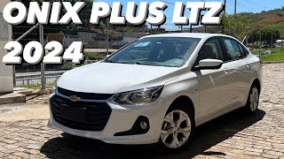 Chevrolet Onix Plus LTZ 2024  A MELHOR versão do Onix para 2024 4K [upl. by Akerboom]