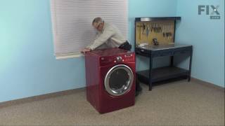 LG Dryer Repair – How to replace the Dry Belt [upl. by Gnort]