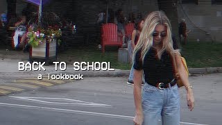 BACK TO SCHOOL 2018 OUTFIT IDEAS  CollegeHigh School Lookbook [upl. by Ashford]