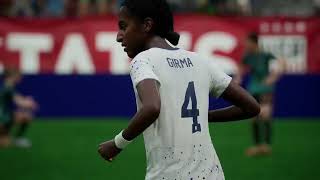 FC 24  USA  Deutschland  Women 2024 [upl. by Esirahc]