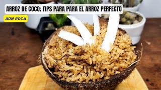 RECETA DE ARROZ DE COCO  ARROZ DE COCO PASO A PASO  ARROZ DE COCO FÁCIL [upl. by Latouche406]