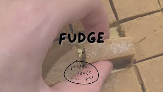 Homemade Fudge  Recipe [upl. by Arekahs]