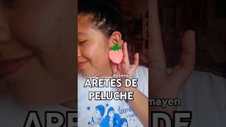 DIY Aretes de Peluche ✨ Accesorios Originales y Fáciles de hacer accesorios areteshechoamano diy [upl. by Tombaugh]