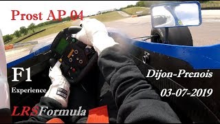 LRS Formula F1 Driving Experience in Prost AP 04  Circuit DijonPrenois 03072019 [upl. by Eli]