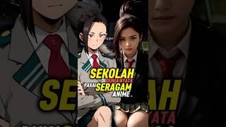 3 Sekolah Yang Menggunakan Seragam Anime shorts [upl. by Loux]