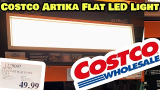 Costco Artika Skylight LED Panel Light Review and Install [upl. by Yznyl]