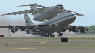 Boeing 747 Crashes After Takeoff Due to Carrying IL76TD  Full Analysis [upl. by Gausman]