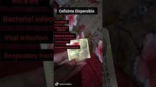 Cefixime Dispersible Tablet 200 use in hindi  Cefixim tablet side effects Price Dose [upl. by Hsakiv]