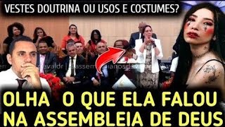 PREGADORA RASGOU O VERBO NA ASSEMBLEIA DE DEUS SOBRE VESTIMENTAS  ACORDA IGREJA [upl. by Anauqcaj833]