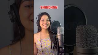 Assi sajna by Shinchan and me❤️ assisajna shinchan duet [upl. by Ymerrej380]