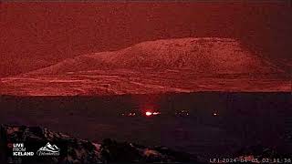 Iceland Volcano Nighttime Tour of the lava Fields 4 4 24 [upl. by Hajile919]