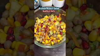 High Protein Peanut Salad Recipe – Quick amp Healthy menushow healthysnack [upl. by Sirapal]