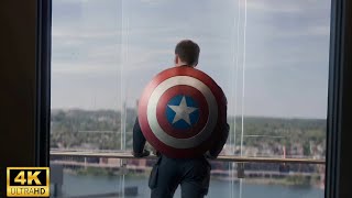 Captain America Vs Hydra Elevator Scenes  4K IMAX [upl. by Ataga]