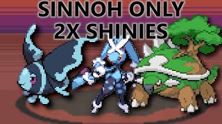 PokeRogue Gen 4 Only Challenge 2X SHINIES [upl. by Joelie791]