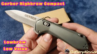 Gerber Highbrow Compact Lowbrow Low Value [upl. by Kissner]