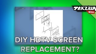 Can You Fix a Cracked HDTV Screen [upl. by Calderon]