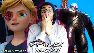 RISK NO FEAR  Miraculous Ladybug Season 4 Episode 25 Reaction Season 4 Finale [upl. by Marras]