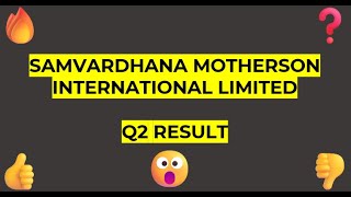 Motherson Sumi Q2 Results 2425  Motherson Results Today  Smavardhana Motherson Share latest news [upl. by Donadee]