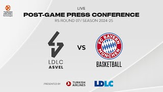 Press conference LDLC ASVEL vs FC Bayern Munich [upl. by Davie]