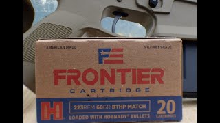 68 Grain Hornady Frontier 223 Gel Test [upl. by Ier]