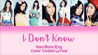 Apink 에이핑크  I dont Know 몰라요 HANROMENG Colored Coded Lyrics [upl. by Rehtnug]