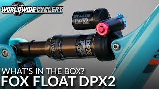 Whats In The Box Fox Shox 2018 Float DPX2 Rear Shock [upl. by Eeruhs]