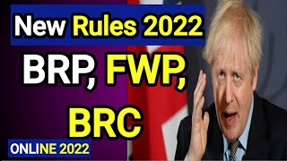 United Kingdom 2022 Changes  BRC BRP FWP  April 2022 dquk [upl. by Yelir]