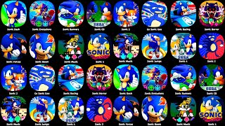 Sonic 1Sonic 2Sonic DashSonic ForcesSonic Dash 2Go Sanic GooSonic CD ClassicSonic Hedgehog 4 [upl. by Zeni]